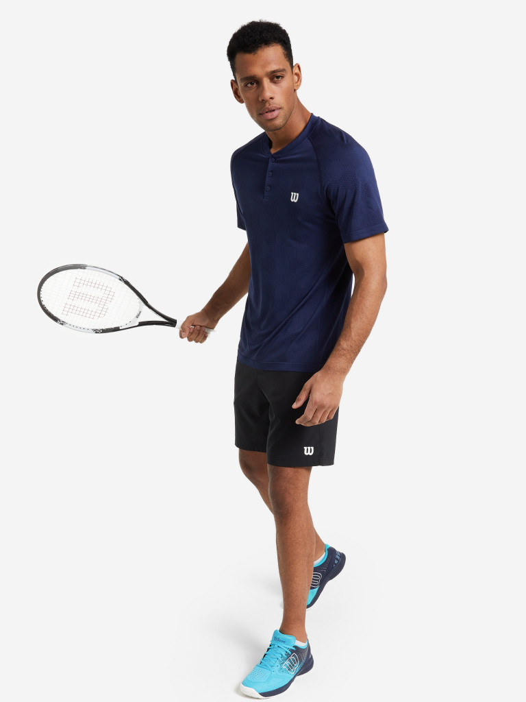 Поло мужское Wilson POWER SEAMLESS HENLEY