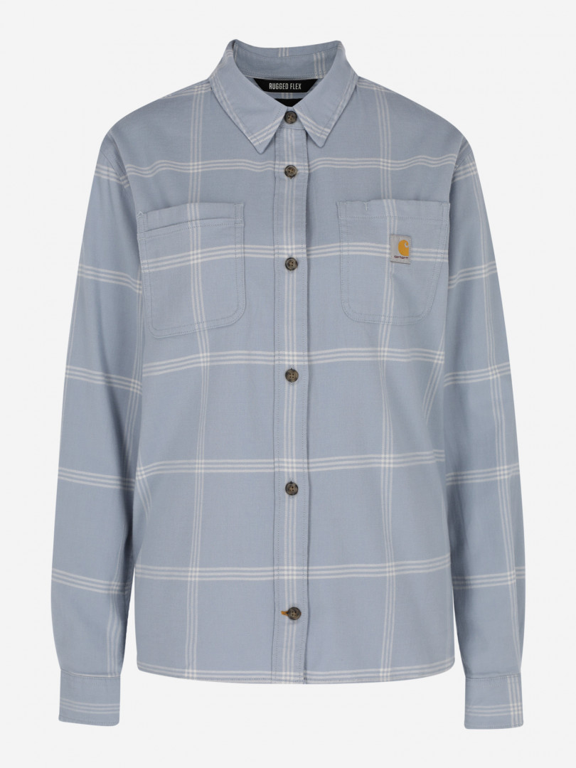 Рубашка женская Carhartt Midweight Flannel, Голубой