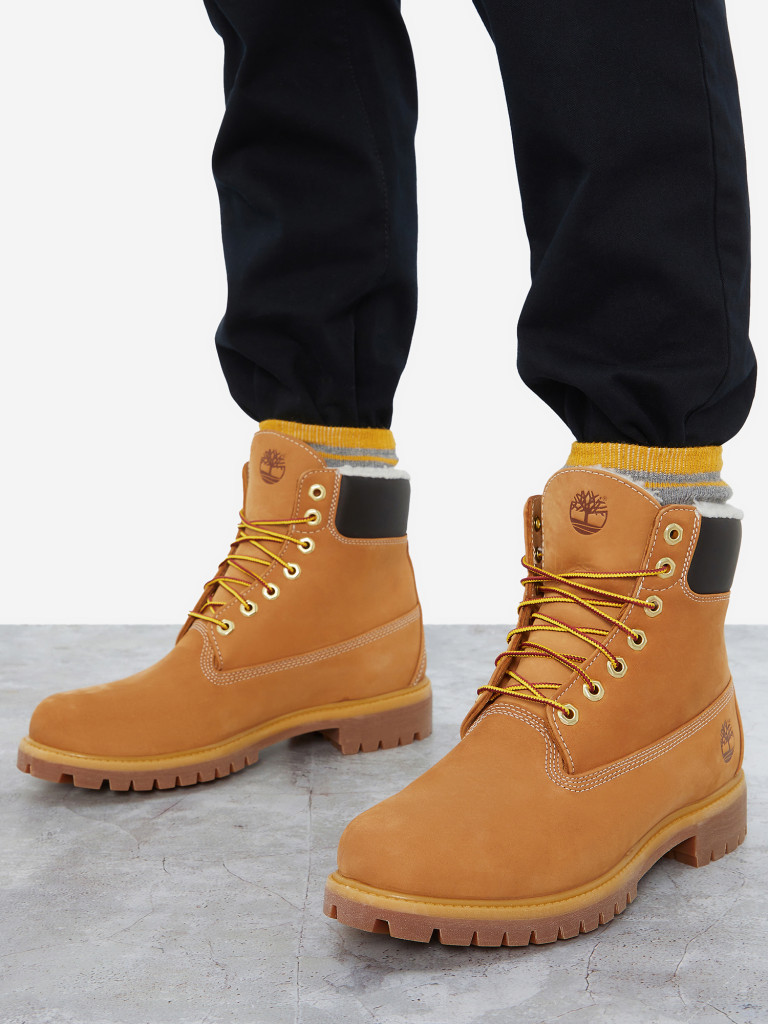 Ботинки утепленные мужские Timberland 6In Premium Fur Warm Lined Boot