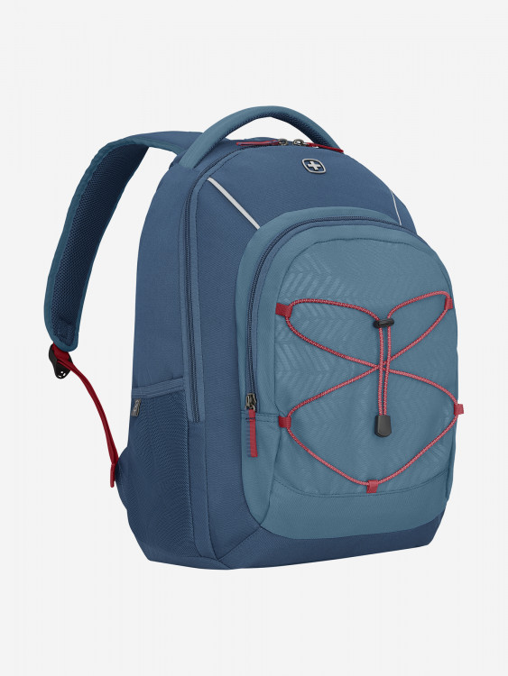 Рюкзак WENGER NEXT Mars 16", деним/синий, переработанный ПЭТ/Полиэстер, 33x24x46 см, 26 л.