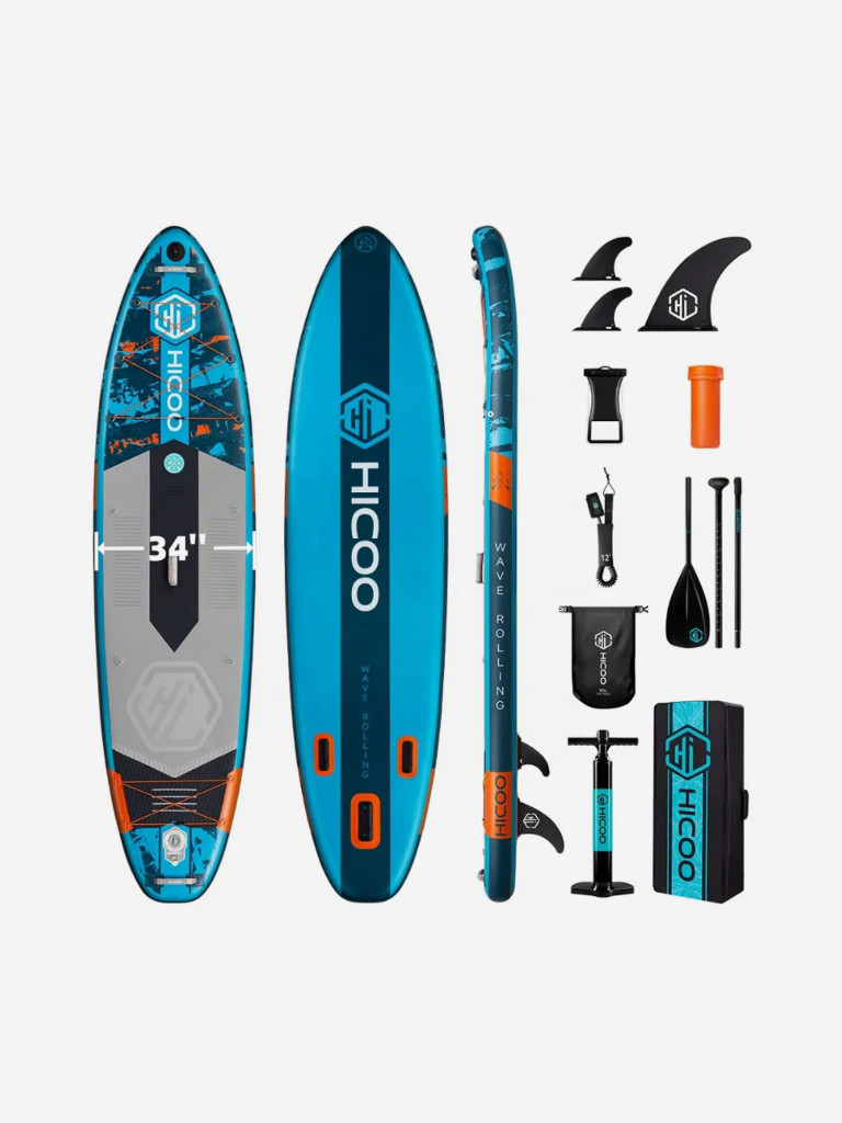 Надувная SUP-доска HICOO WAVE ROLLING STD, 11'6" 351*86*15 см сапборд