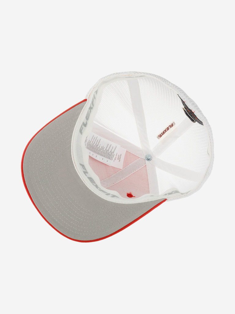 Бейсболка с сеточкой FLEXFIT 6511T (красный)