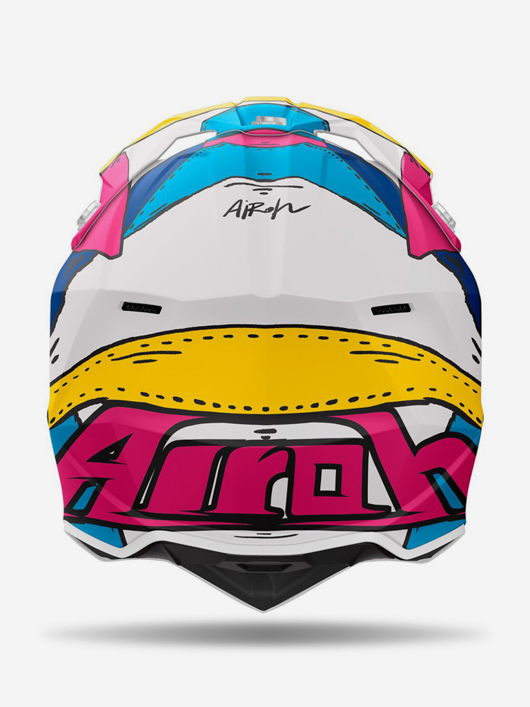 Мотошлем Кроссовый Airoh WRAAP PAINT Matt
