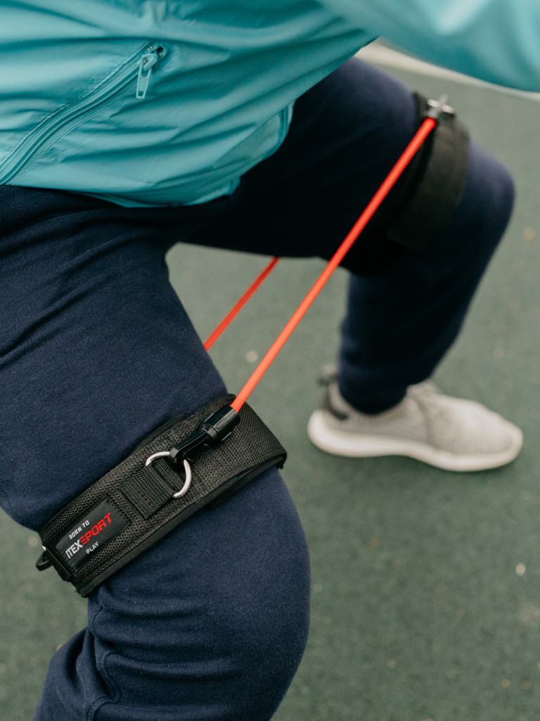 Латеральный эспандер ITEX SPORT для ног и ягодиц , нагрузка до 36 кг, мешочек для хранения и переноски в подарок