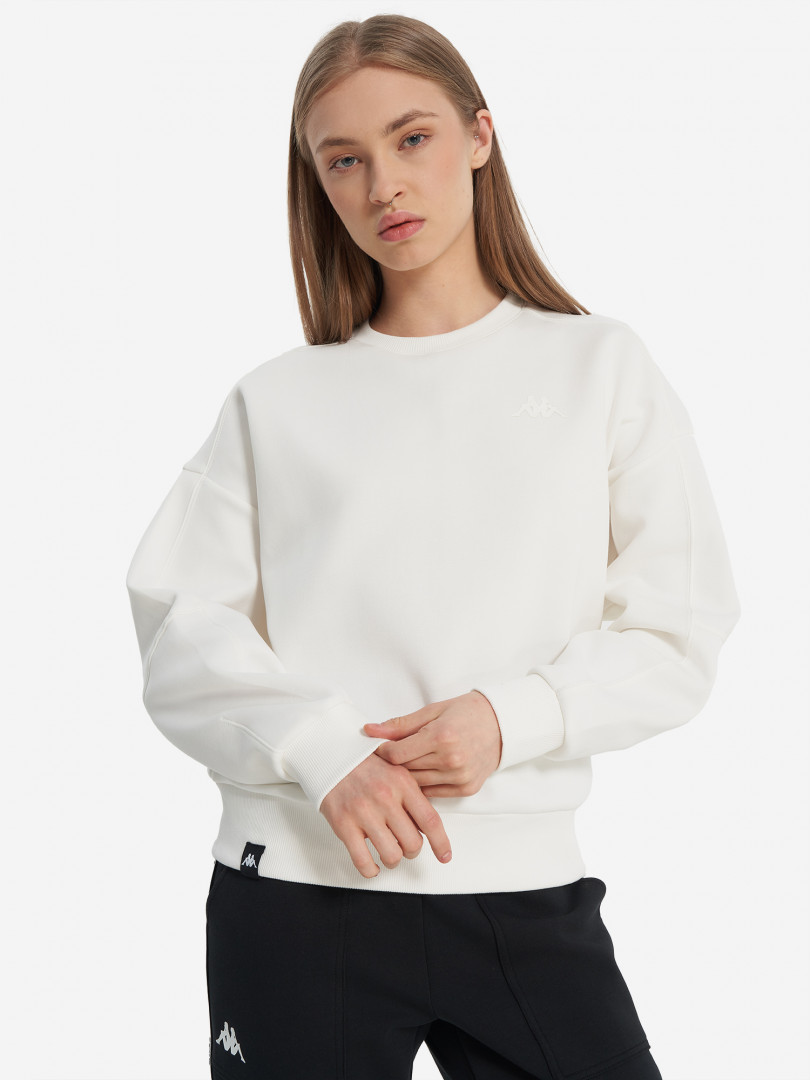 Свитшот женский оверсайз Kappa Бежевый 3699₽