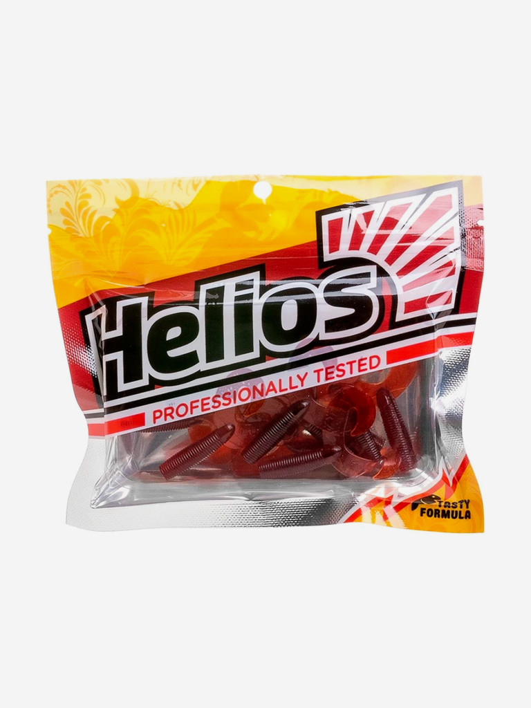 Мягкая приманка Helios Credo Double Tail, 1,96'' / 5 см, Cola, 10 шт (HS-27-045)
