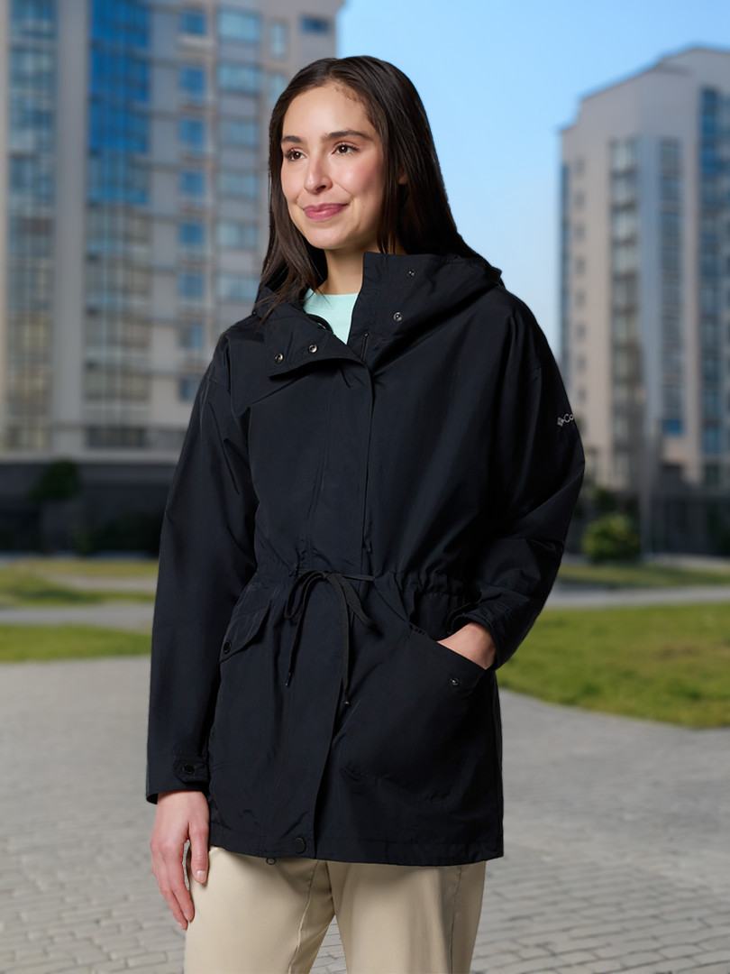 фото Ветровка женская columbia pardon my jacket, черный