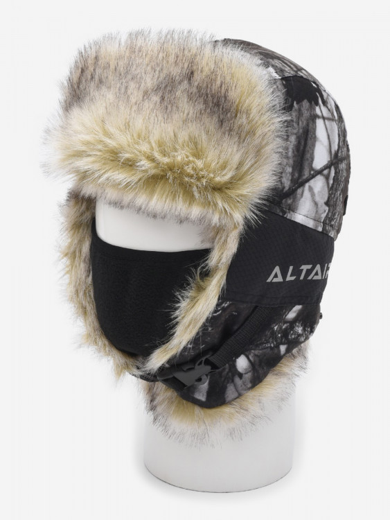 Шапка-ушанка мужская зимняя Huntsman Альтаир на искусственном меху