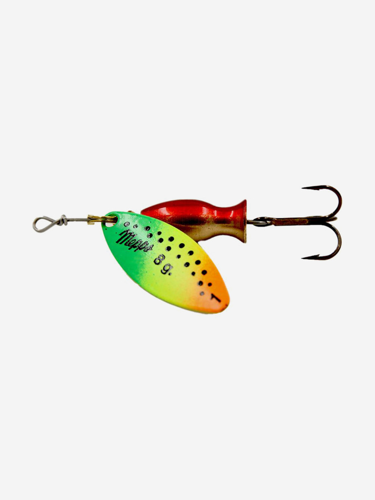 Блесна для рыбалки вертушка Mepps AGLIA LONG HEAVY, 1, Gold/Tiger, комплект из 5 штук