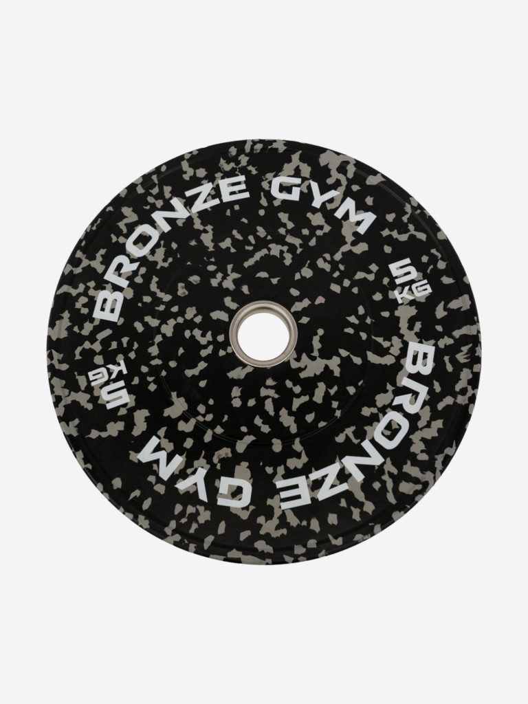 Диск для штанги бамперный BRONZE GYM камуфляж 5 кг