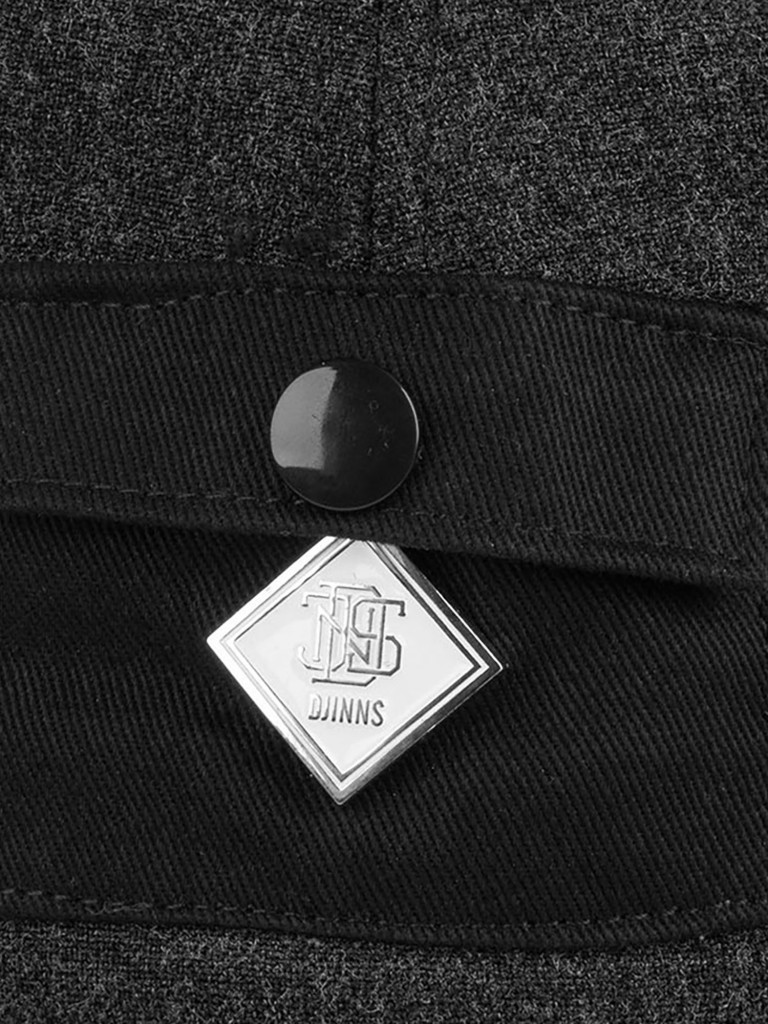 Панама DJINNS Bucket Hat WoolMelange (черный)