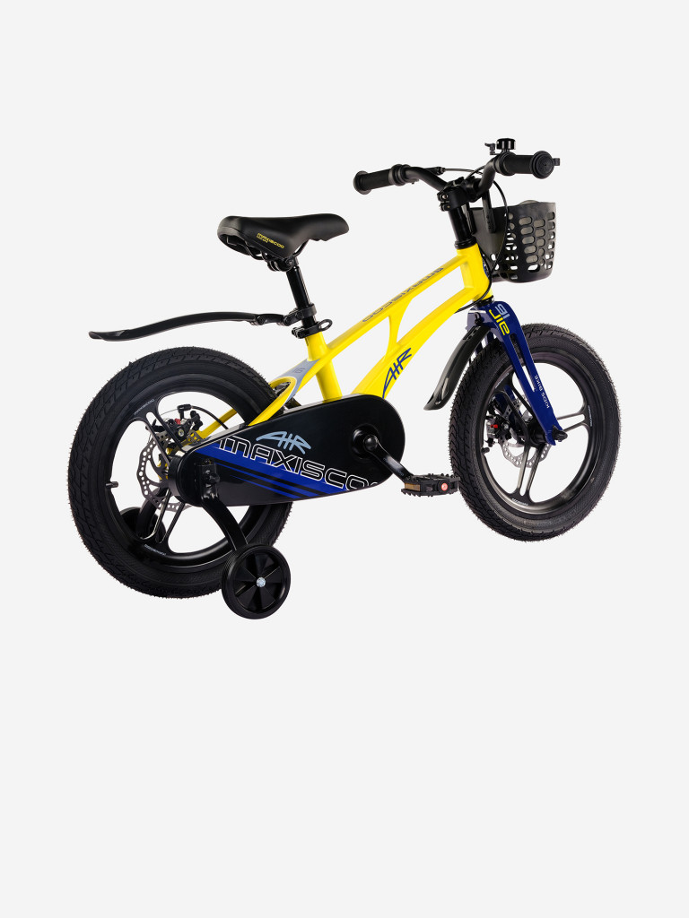 Велосипед Детский Maxiscoo AIR Pro Желтый Матовый (2024) 16"
