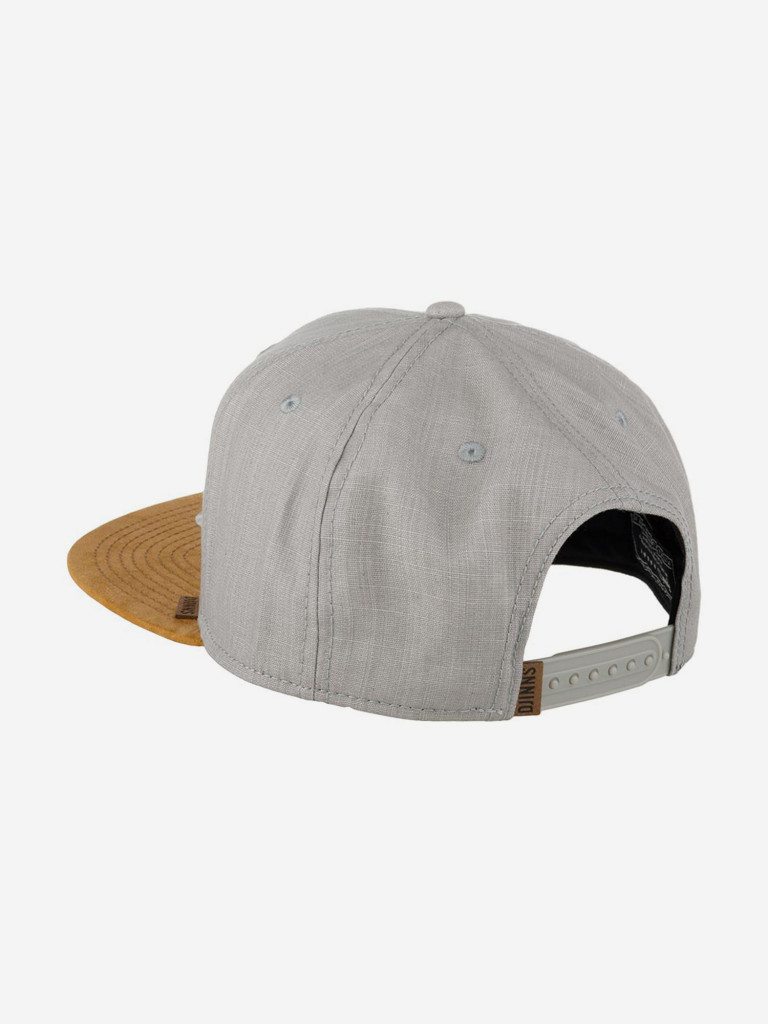 Бейсболка с прямым козырьком DJINNS 6P SB Linen 2015 (серый)