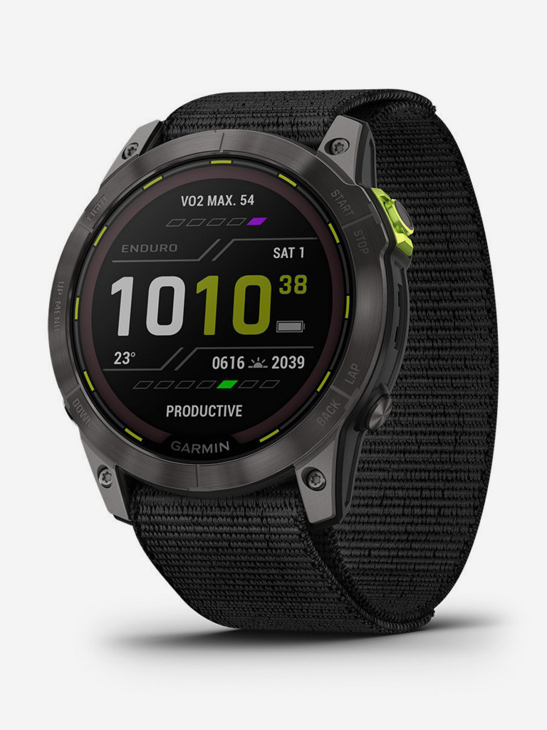 Спортивные часы Garmin Enduro 2 с титановым безелем и нейлоновым ремешком