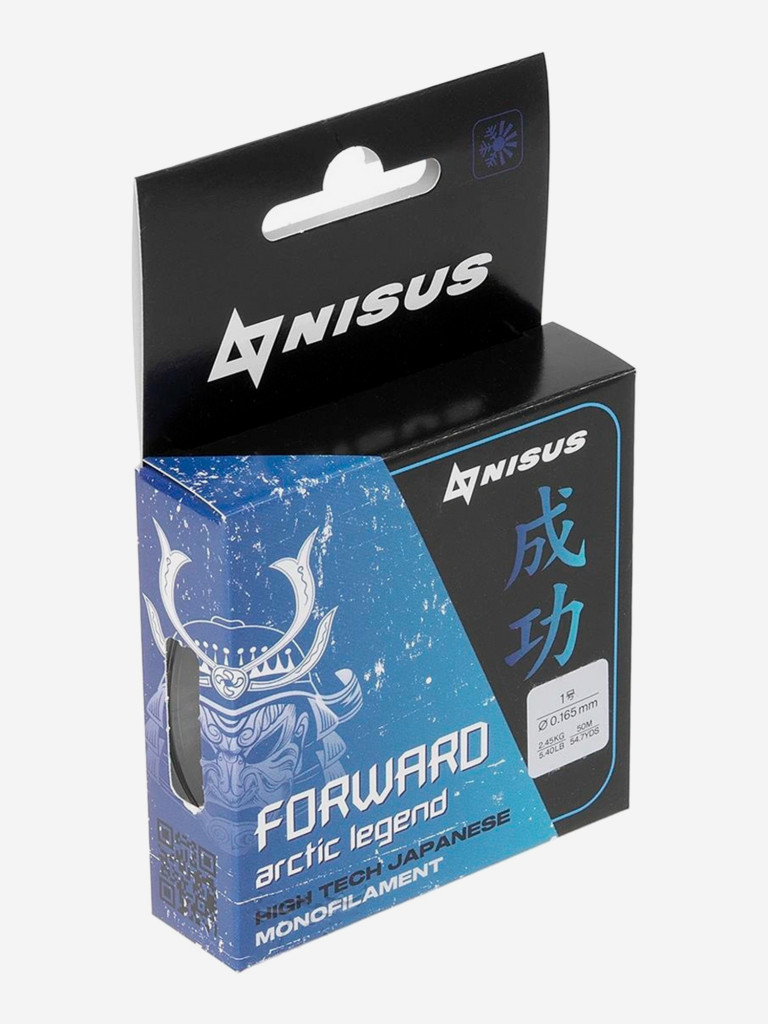 Леска для рыбалки Nisus FORWARD ARCTIC LEGEND Nylon 0,165мм, 50м, 2,45кг, прозрачный