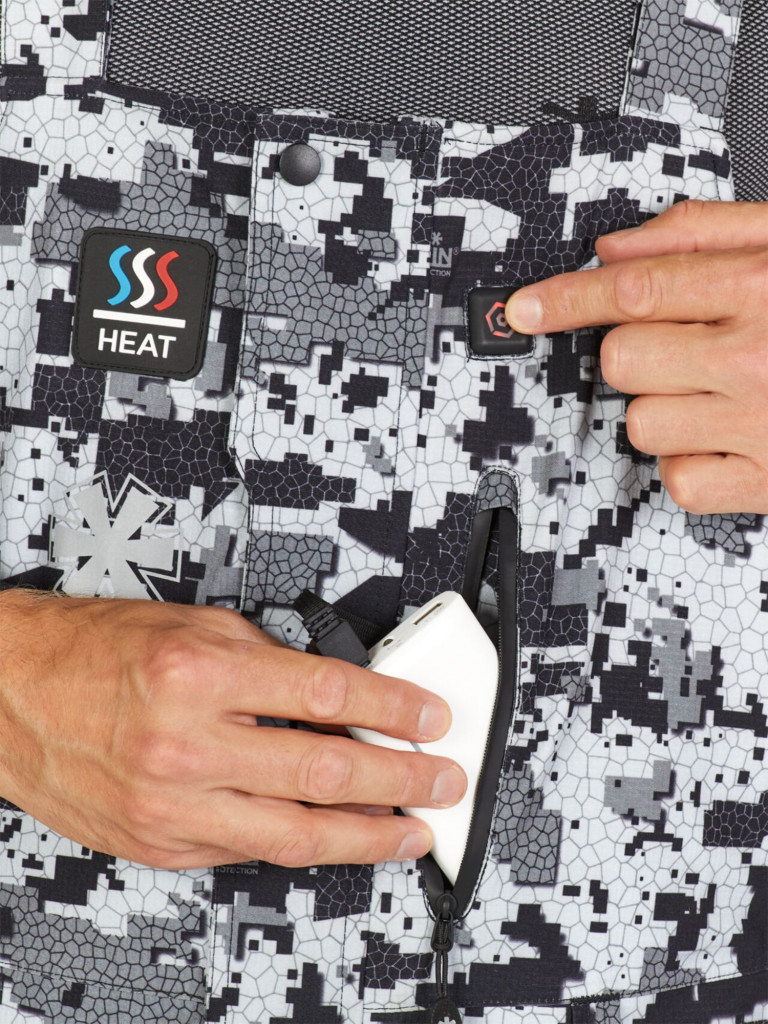 Костюм зимний Norfin EXPLORER 2 CAMO HEAT (куртка+полукомбинезон) для рыбалки и охоты