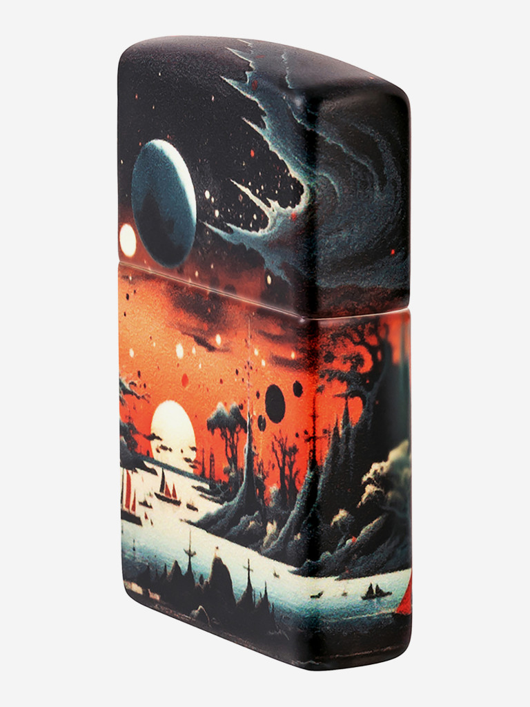 Зажигалка бензиновая ветроустойчивая Zippo Galactic Landscape Design 540 Matte