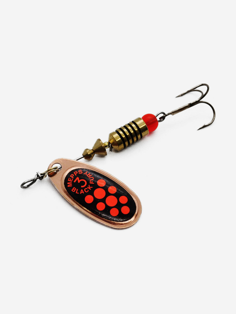 Блесна Mepps BLACK FURY ORANGE CU №3