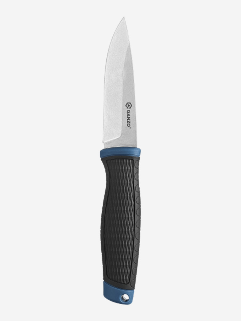 Нож Ganzo G806 черный c синим, G806-BL