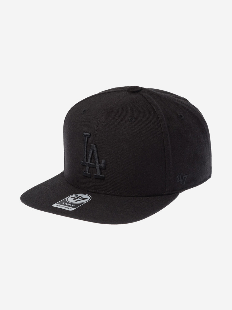 Бейсболка с прямым козырьком 47 BRAND B-NSHOT12WBP-BKBK Los Angeles Dodgers MLB