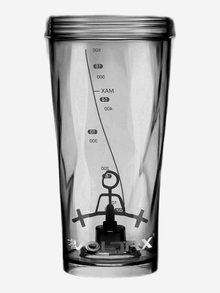 VOLTRX, VortexBoost Electric Shaker Bottle, Электрический спортивный шейкер, черный, 700 мл (24 унций)