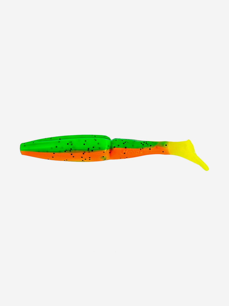 Мягкая приманка Helios Guru, 5'' / 12,7 см, Pepper Green & Orange LT, 15 шт (HS-31-032-N-15)