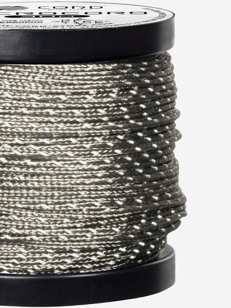 Микрокорд CORD катушка 10м светоотражающий (grey)