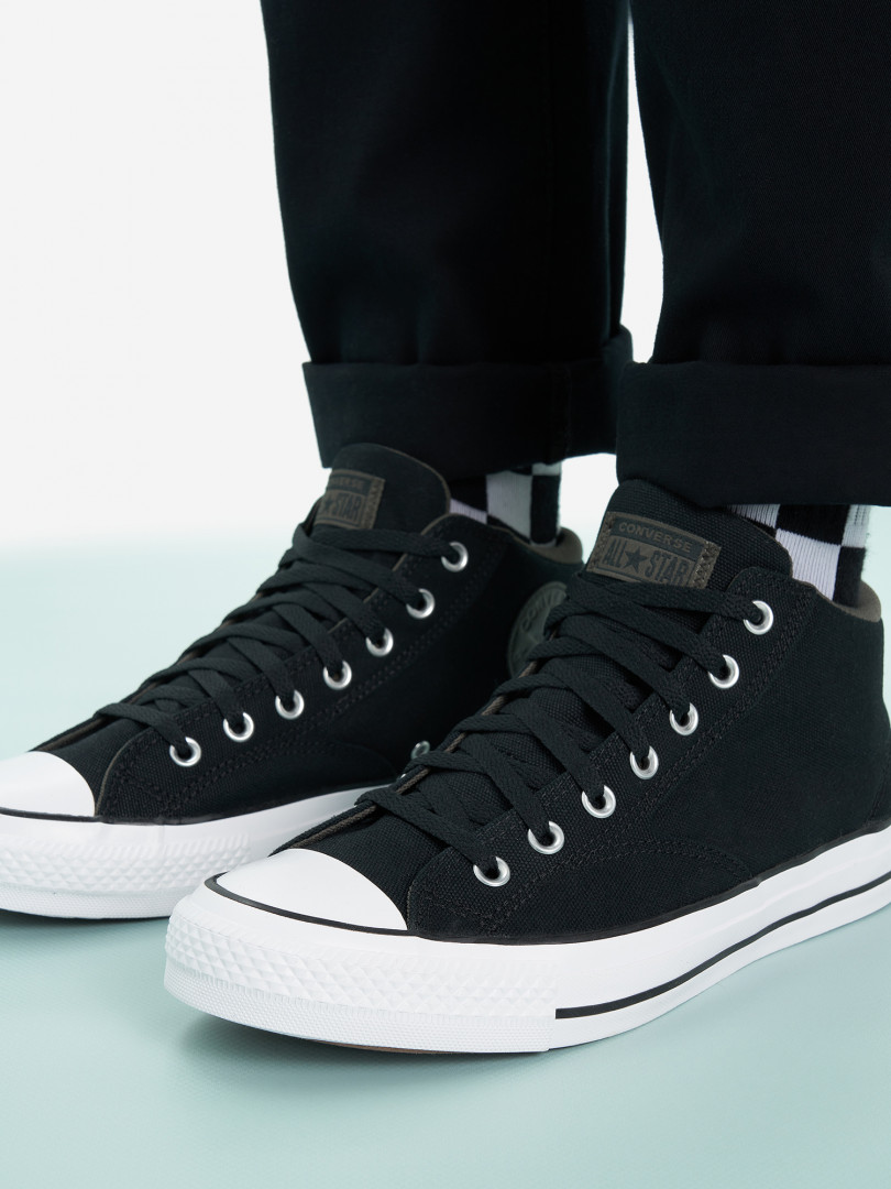 фото Кеды мужские converse chuck taylor all star malden street, черный