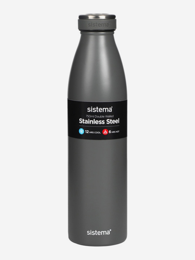 Термобутылка Sistema "Hydrate" 750мл серая 575