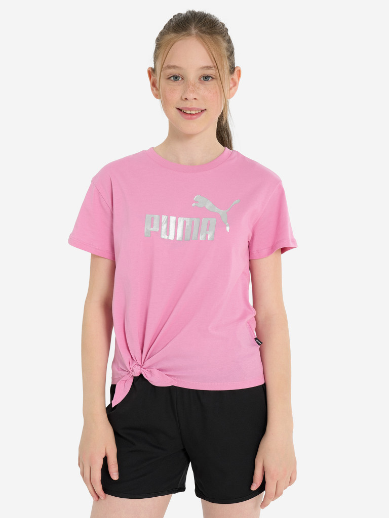 Футболка для девочек PUMA Essentials Logo Knotted