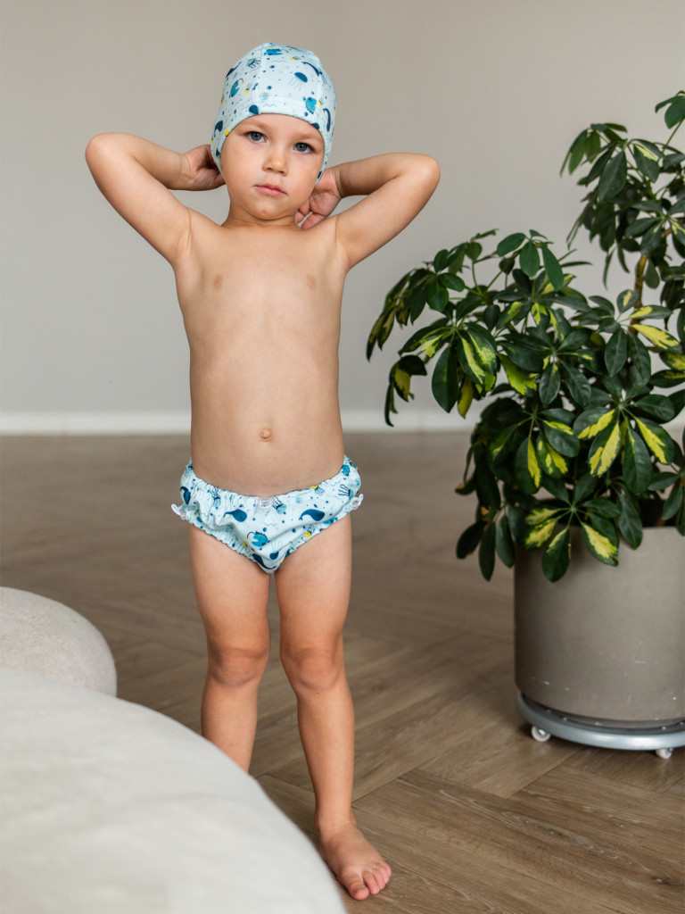 Шапочка для плавания детская текстильная "Мамин Я"