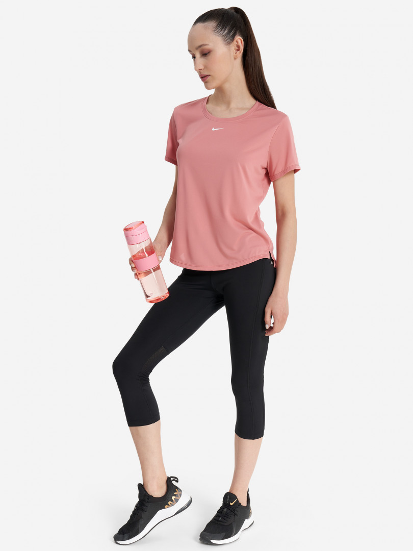 фото Футболка женская nike fitness one dri-fit, розовый