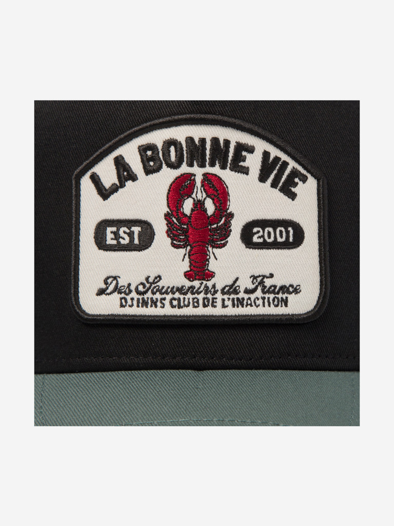 Бейсболка с сеточкой DJINNS HFT La Bonne Vie (черный)