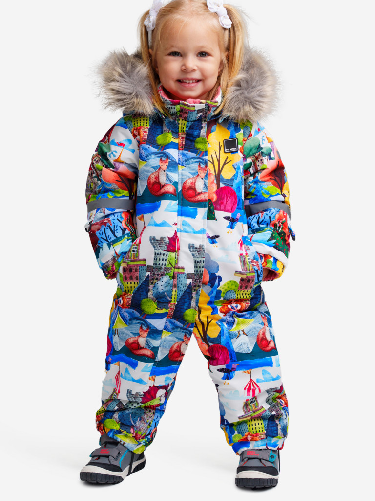 Комбинезон зимний для девочек PlayToday