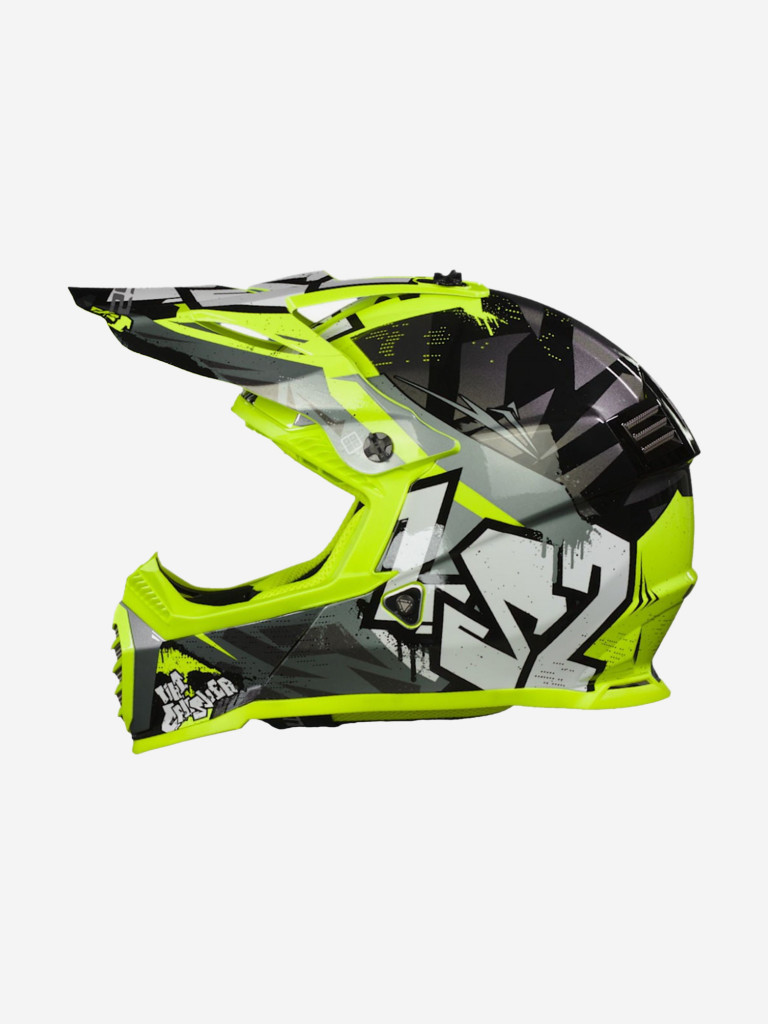 Мотошлем MX437 FAST ALPHA LS2 (желтый глянцевый)