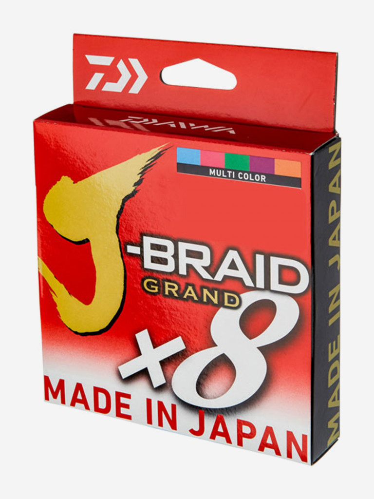 Шнур DAIWA J-Braid Grand x8 150м Multicolor 0,10мм 7кг