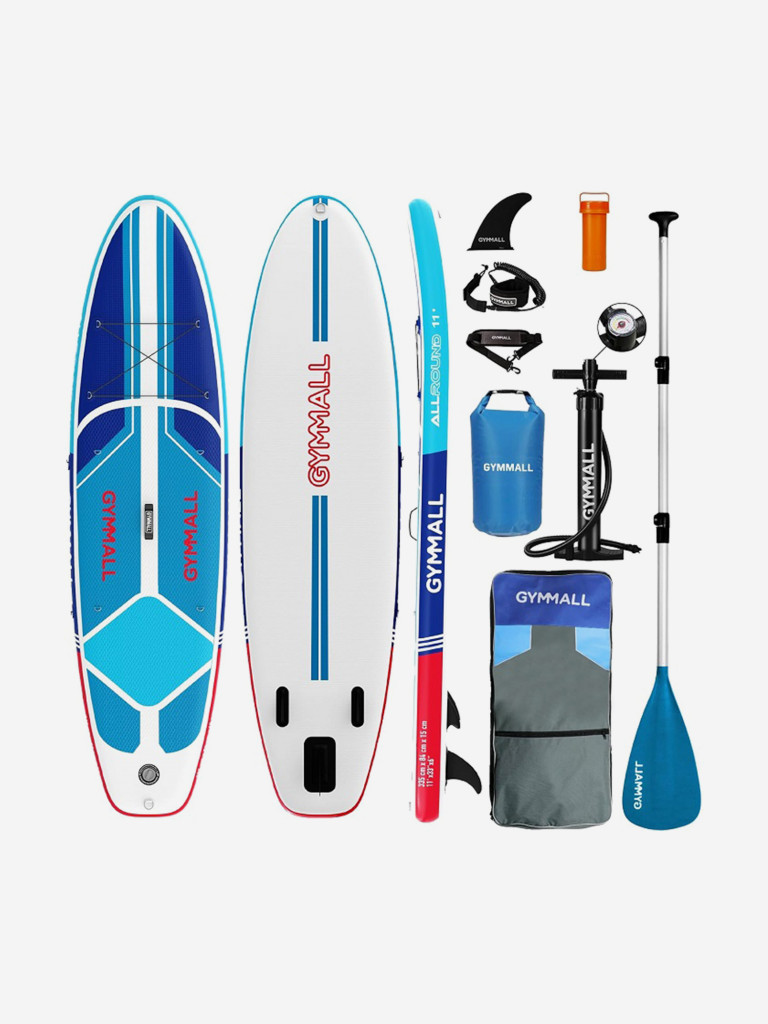 Надувная доска SUP-Board GYMMALL 11 сине-голубой