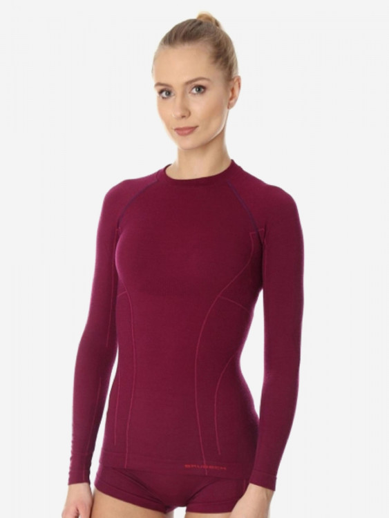 Футболка женская с длинным рукавом Brubeck Active Wool