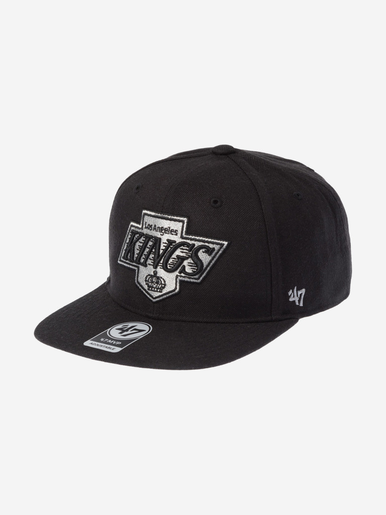 Бейсболка с прямым козырьком 47 BRAND HVIN-SRS08WBP-BKB Los Angeles Kings NHL