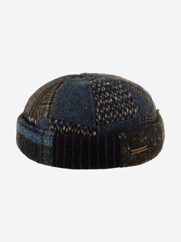 Шапка докер STETSON 8820910 DOCKER PATCHWORK (синий)