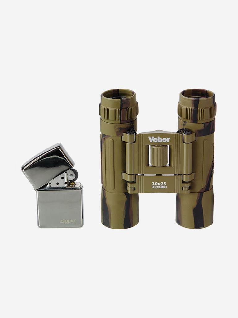 Бинокль Veber БН 10*25 камуфлированный Sport