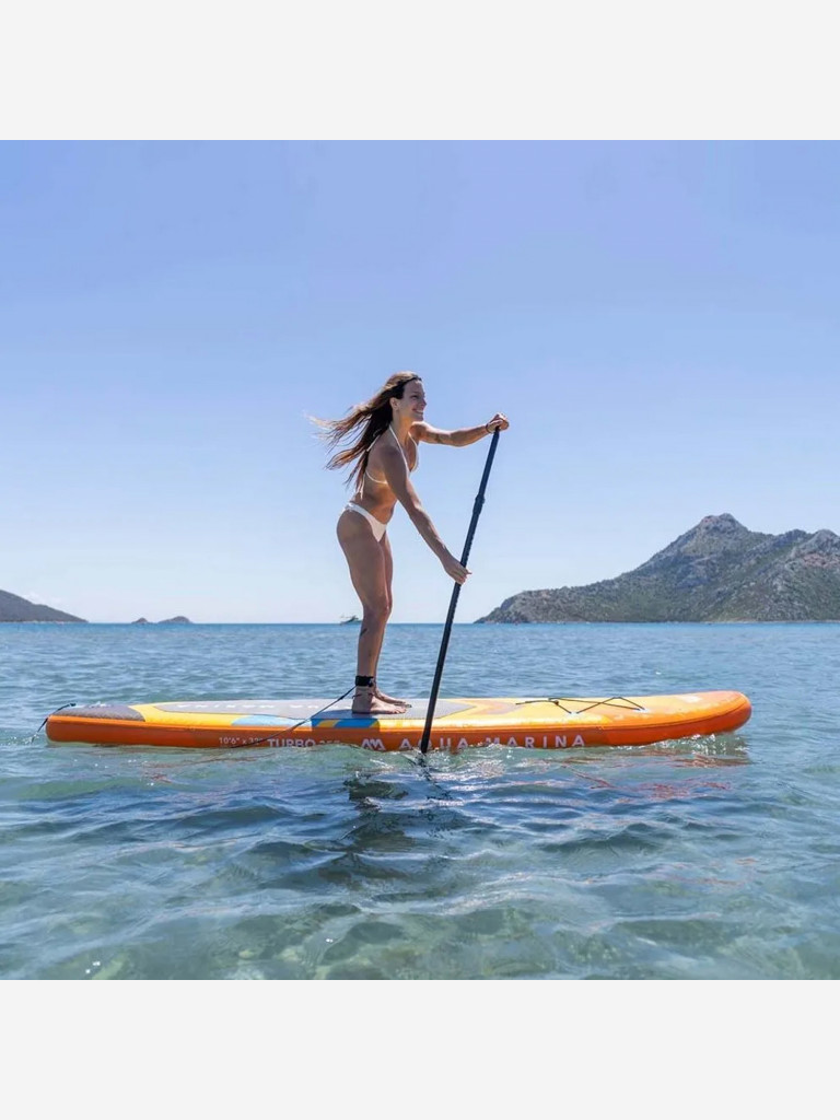 Надувной сапборд Aqua Marina Turbo, 10'10" 330*81*15 см, с электроплавником