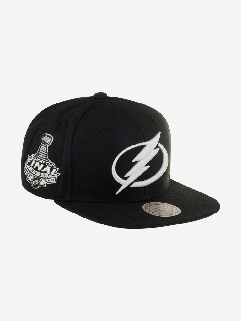 Бейсболка MITCHELL NESS HHSS6743-TBLYYPPPBLCK Tampa Bay Lightning NHL (черный)
