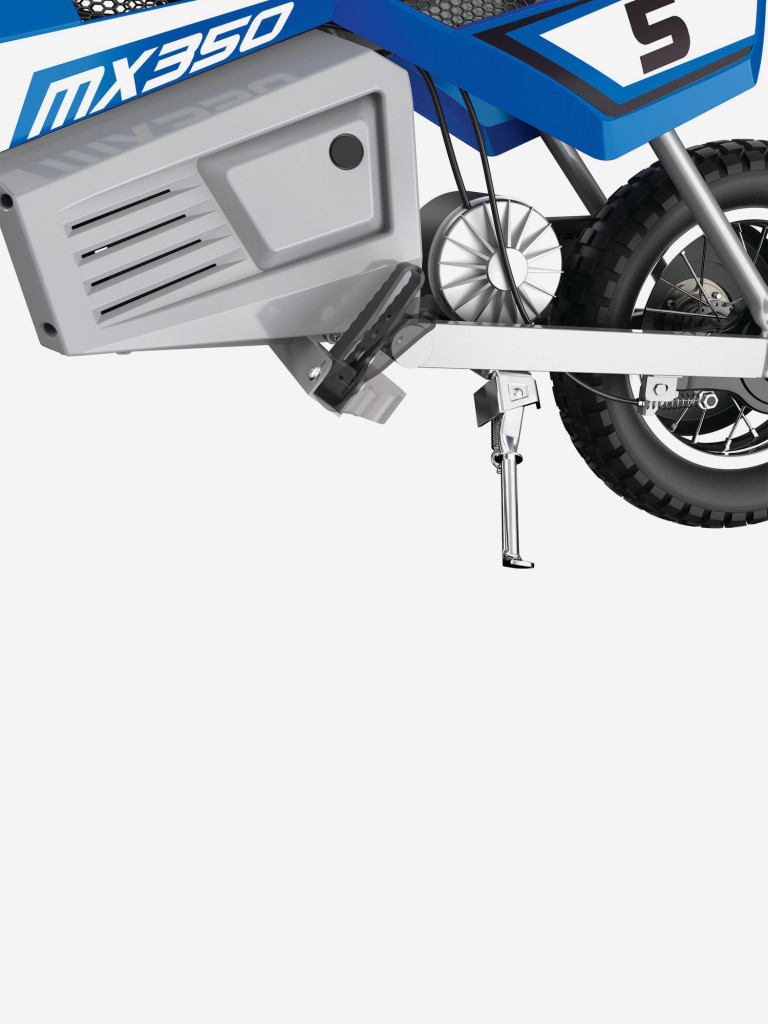 Электромотоцикл кроссовый для детей и подростков Razor MX350 - Синий