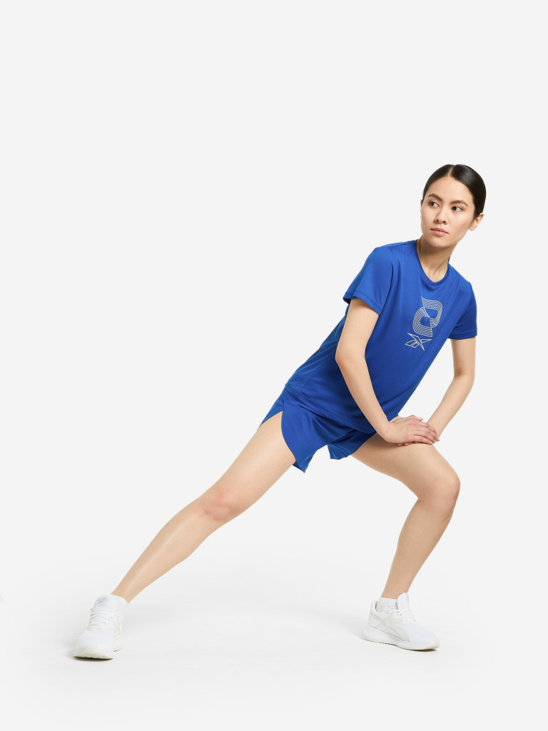 Футболка женская Reebok Running Graphic Tee