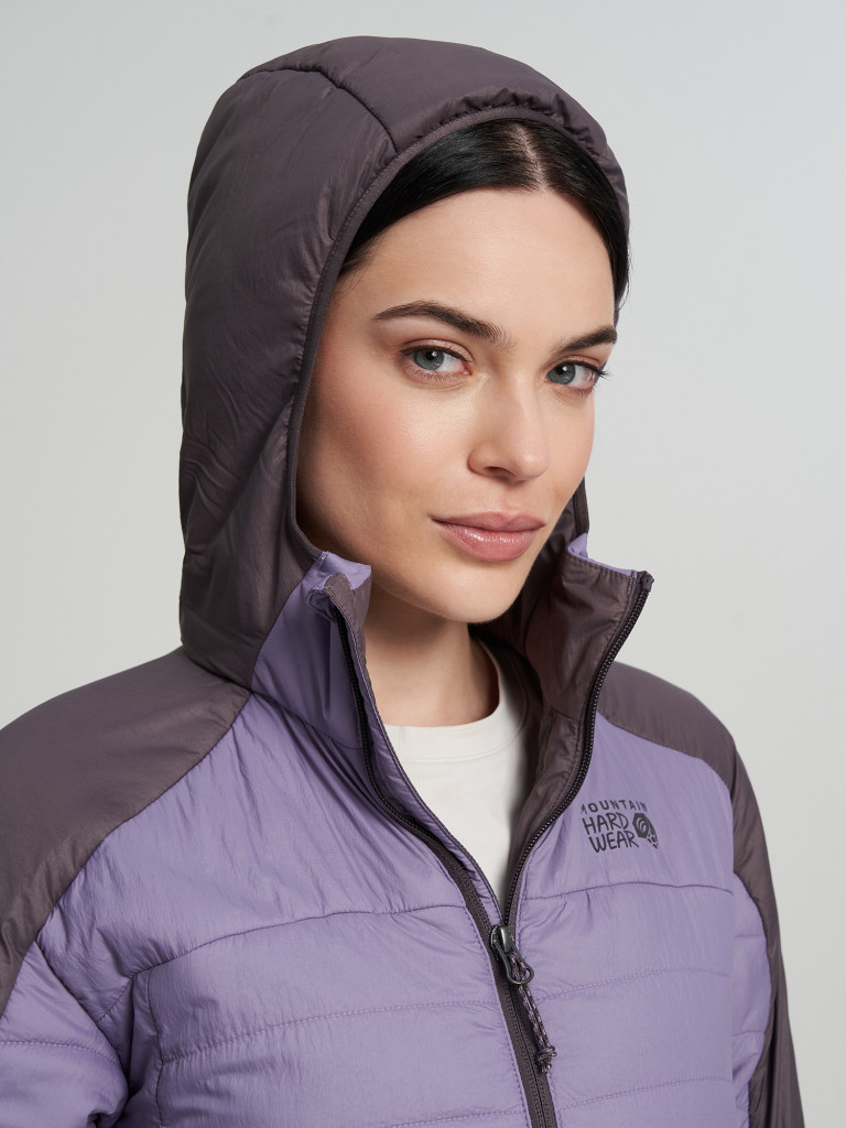 Куртка утепленная рипстоп женская Mountain Hardwear Free Element Hooded Jacket