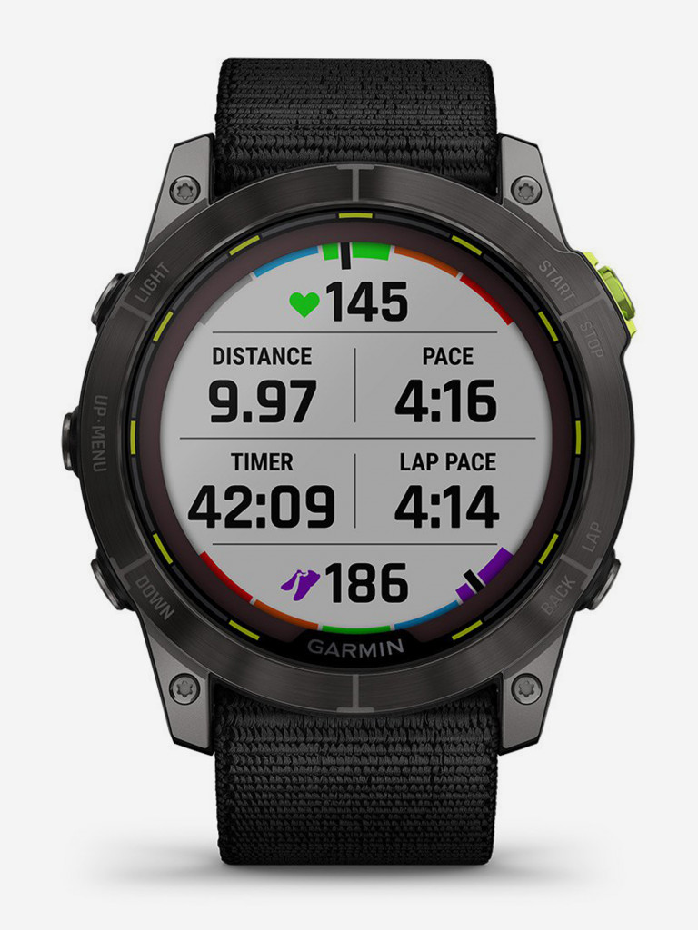 Спортивные часы Garmin Enduro 2 с титановым безелем и нейлоновым ремешком