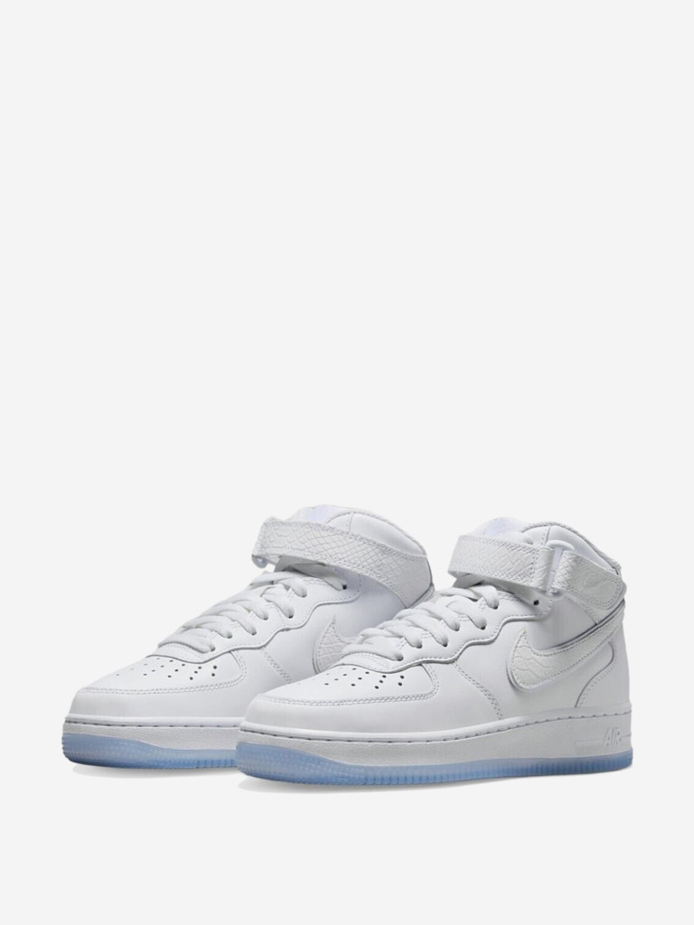 Кроссовки Nike Air Force 1 Mid White Snakeskin Ice