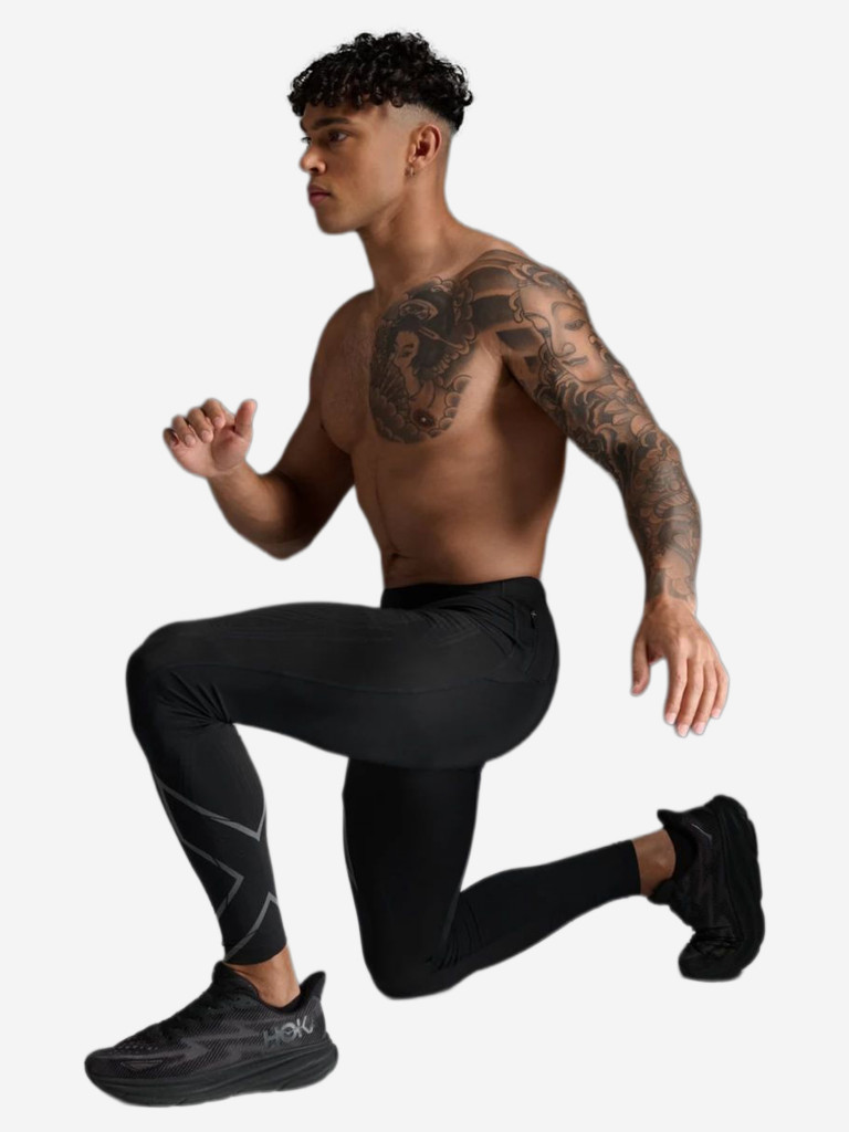 Компрессионные тайтсы 2XU Light Speed Compression T Lights Black