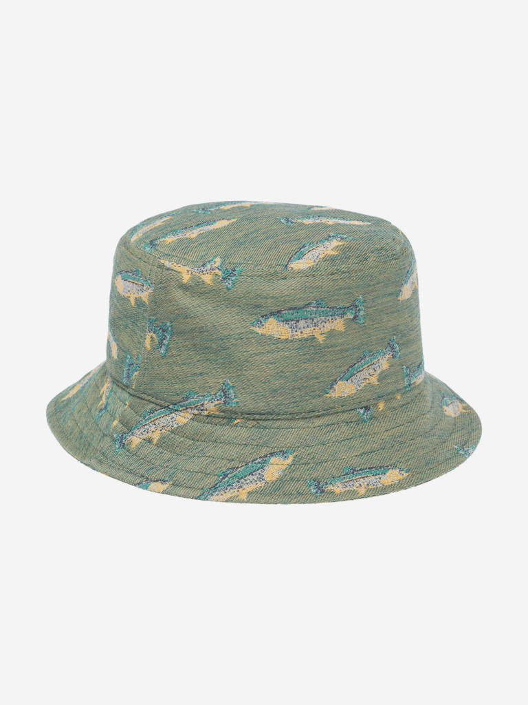 Панама STETSON 1811801 BUCKET JACQUARD COTTON (оливковый)